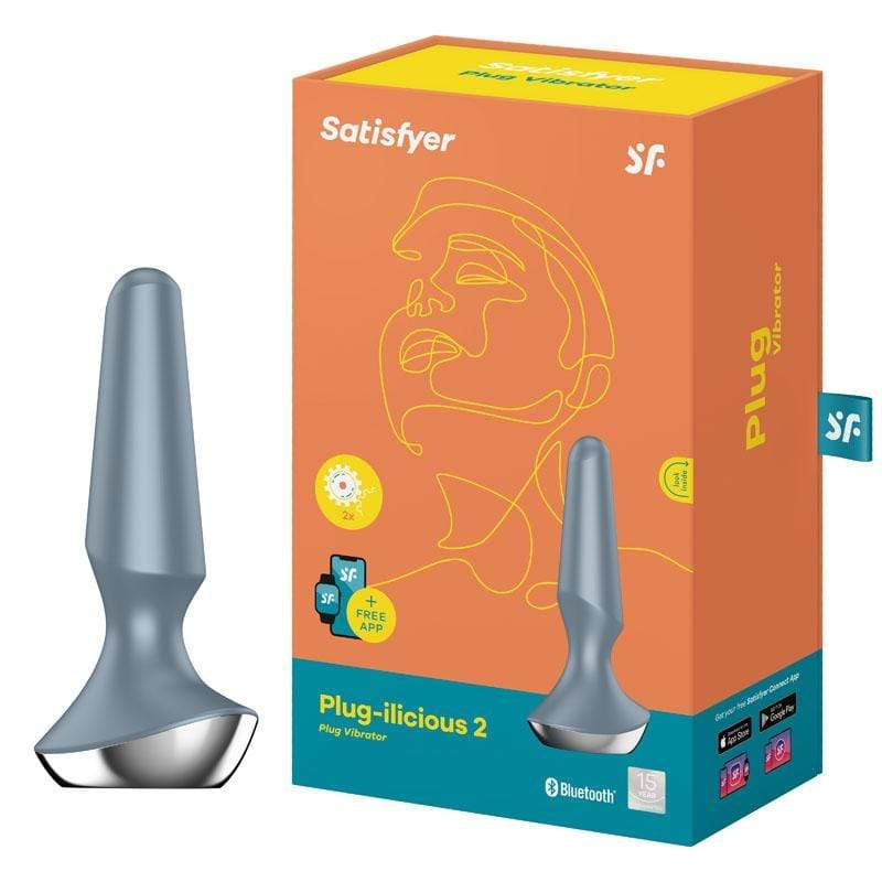 Satisfyer - Plugilicious 2 App-Controlled Anal Plug (Ice) STF1174 CherryAffairs