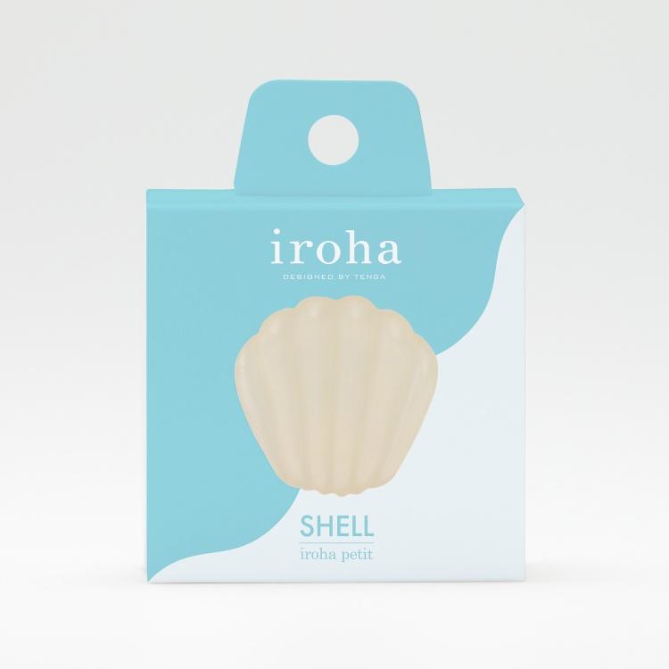 Tenga - Iroha Petit Shell Soft Massager (White) TE1191 CherryAffairs
