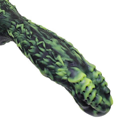 Tomax - Thunder Dragon Volt Regular Silicone Dildo (Yellow) Non Realistic Dildo w/o suction cup (Non Vibration)