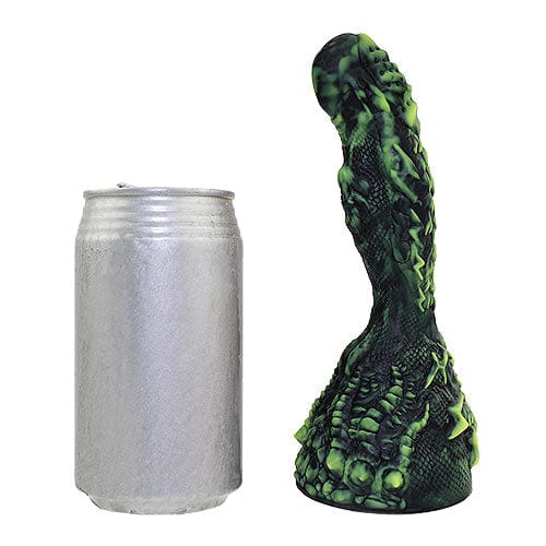 Tomax - Thunder Dragon Volt Regular Silicone Dildo (Yellow) Non Realistic Dildo w/o suction cup (Non Vibration)