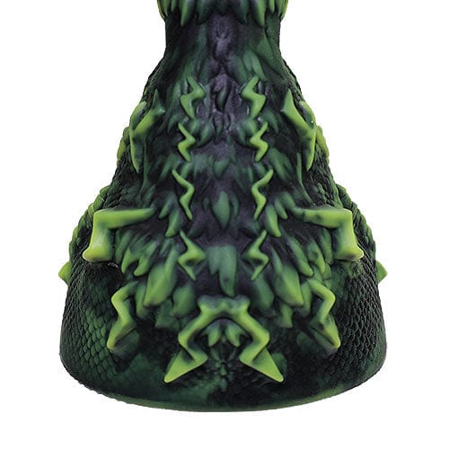 Tomax - Thunder Dragon Volt Regular Silicone Dildo (Yellow) Non Realistic Dildo w/o suction cup (Non Vibration)