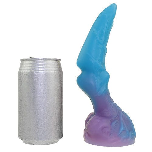 Tomax - Water Dragon Regular Silicone Dildo (Deep Blue) Non Realistic Dildo w/o suction cup (Non Vibration)