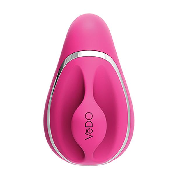 VeDO - Suki Rechargeable Sensual Vibrating Clitoral Air Stimulator (Foxy Pink) VD1109 CherryAffairs