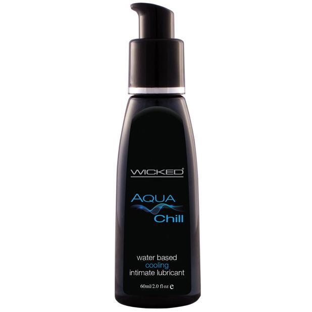 Wicked - Aqua Chill Waterbased Cooling Lubricant 2oz - CherryAffairs.sg