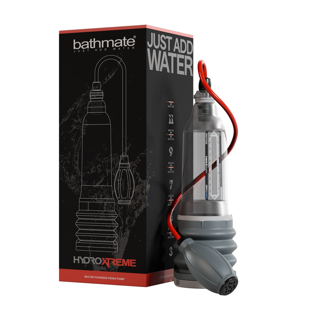 Bathmate - HydroXtreme 5/7/8/9/11 Penis Pump (Clear) BM1099 CherryAffairs