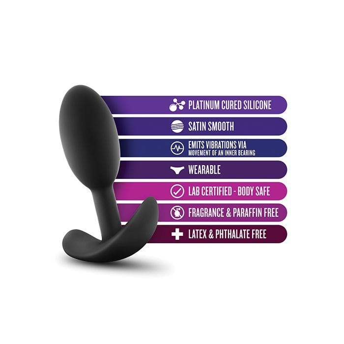 Blush Novelties - Luxe Wearable Vibra Slim Anal Plug Small (Black) | CherryAffairs CherryAffairs.sg Blush Novelties - Luxe Wearable Vibra Slim Anal Plug Small (Black) | CherryAffairs CherryAffairs.sg