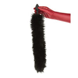 BMS - Punishment Fox Tail Anal Plug (Black) BMS1024 CherryAffairs