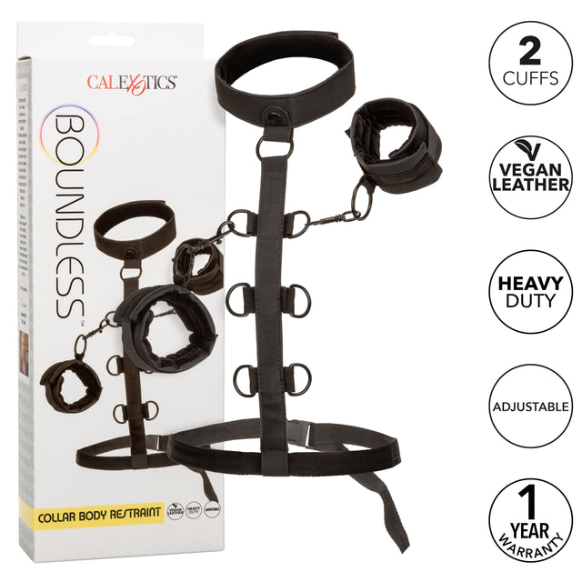 California Exotics - Boundless Collar Body Restraint (Black) CE2096 CherryAffairs