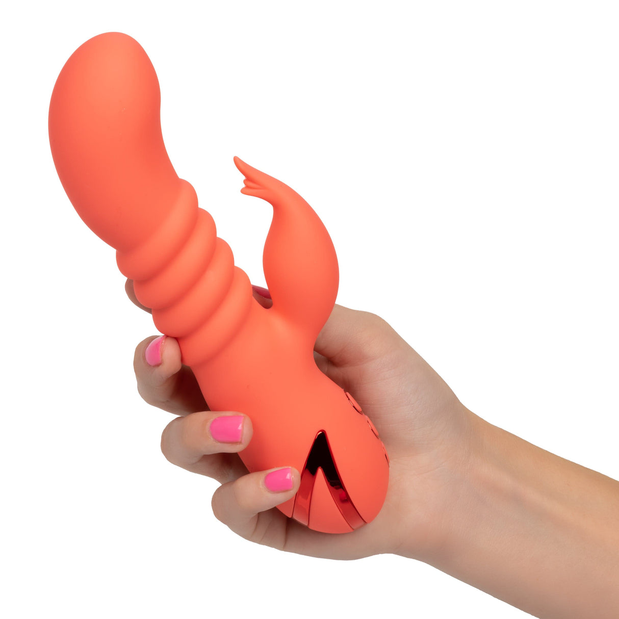 California Exotics - California Dreaming Orange County Cutie Rabbit Vibrator (Orange) CE2102 CherryAffairs