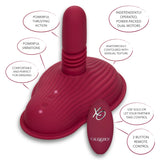 California Exotics - Dual Rider Remote Control Thrust & Grind Massager (Red) CE2015 CherryAffairs