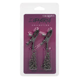 California Exotics - Euphoria Collection Chain Nipple Clamps (Black) CE2068 CherryAffairs