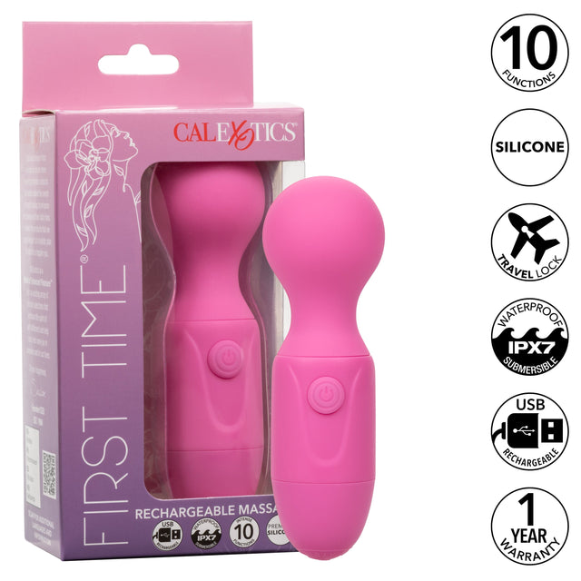 California Exotics - First Time Rechargeable Mini Wand Massager CherryAffairs