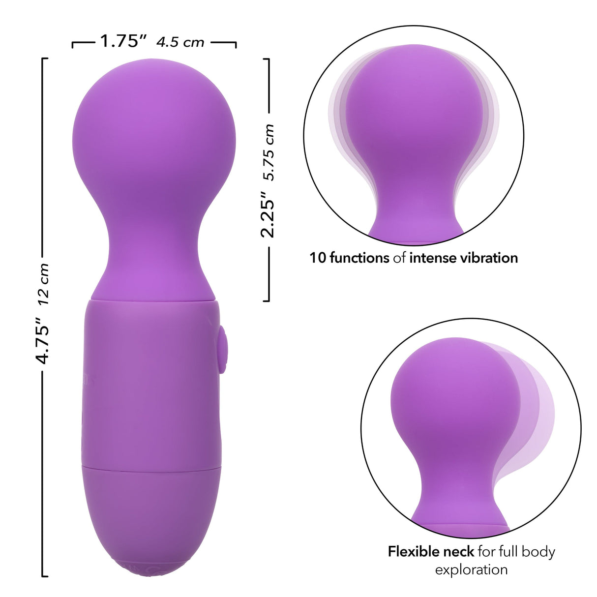 California Exotics - First Time Rechargeable Mini Wand Massager CherryAffairs