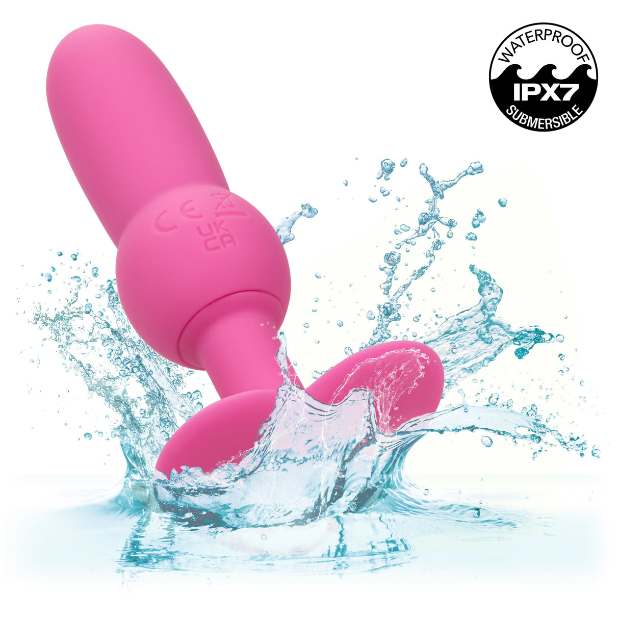 California Exotics - First Time Vibrating Beaded Probe Anal Plug (Pink) CE2060 CherryAffairs