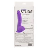 California Exotics - Neon Silicone Studs Realistic Dildo 6" CherryAffairs