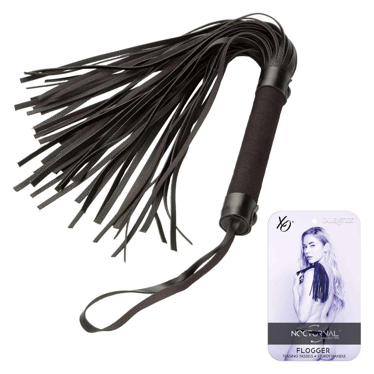 California Exotics - Nocturnal Collection Flogger (Black) CE2069 CherryAffairs