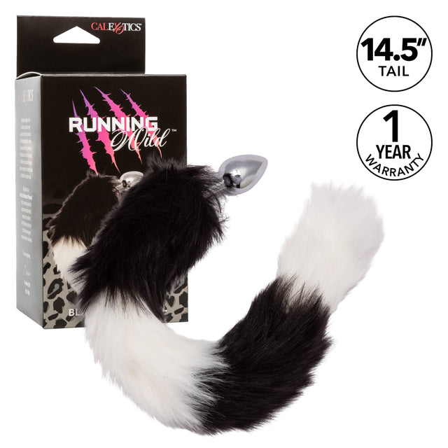 California Exotics - Running Wild Fur Tail Metal Anal Plug CherryAffairs