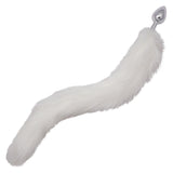 California Exotics - Running Wild Fur Tail Metal Anal Plug CherryAffairs