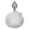 California Exotics - Running Wild White Bunny Tail Metal Anal Plug CE2043 CherryAffairs