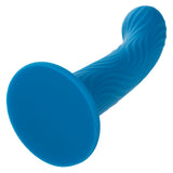 California Exotics - Wave Rider Ripple Strap On Dildo (Blue) CE2100 CherryAffairs