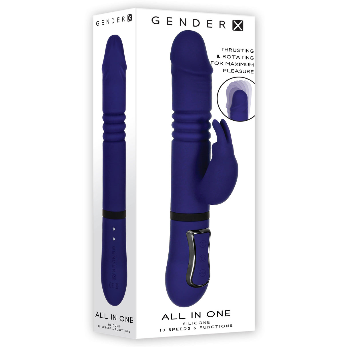 Evolved - Gender X All In One Thrusting Rotating Rabbit Vibrator (Blue) | CherryAffairs CherryAffairs.sg Evolved - Gender X All In One Thrusting Rotating Rabbit Vibrator (Blue) | CherryAffairs CherryAffairs.sg