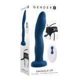 Evolved - Gender X Snuggle Up Remote Vibrating Strap On (Blue) EV1089 CherryAffairs