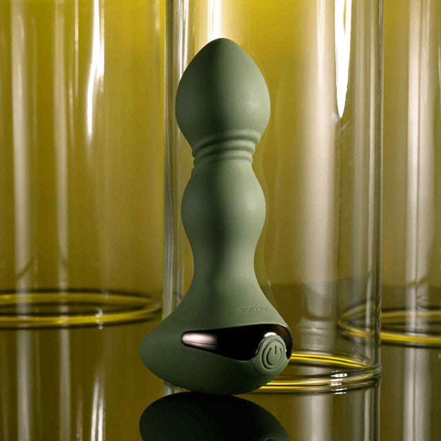 Evolved - Lieutenant Vibrating Anal Plug (Green) EV1181 CherryAffairs