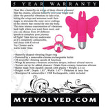 Evolved - My Butterfly Silicone Bullet Finger Vibrator (Pink) EV1080 CherryAffairs