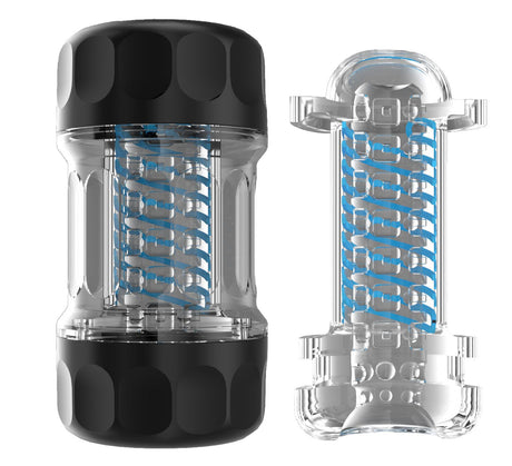Galaku - Advanced Manual Spiral Male Masturbator Cup GLK1025 CherryAffairs