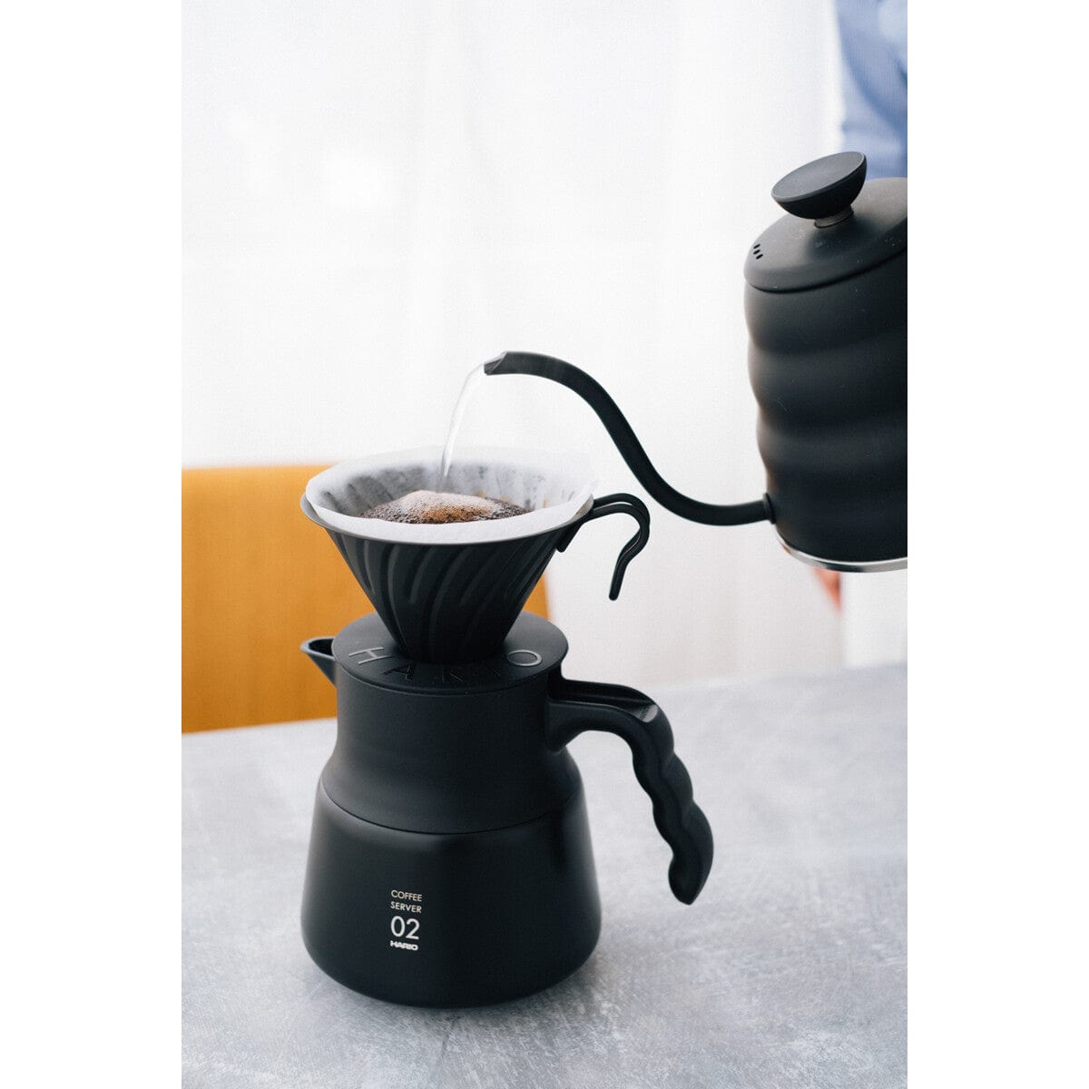 Hario -  V60 Metal Dripper for 1 to 4 Cups (Matt Black) HR1011 CherryAffairs