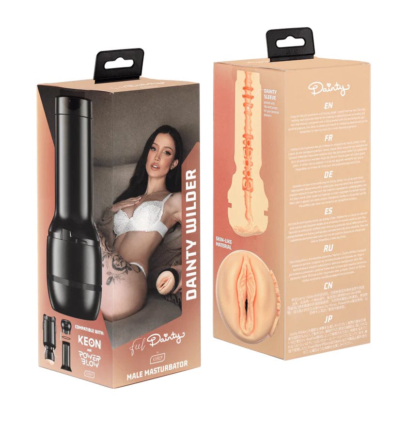 Kiiroo - FeelStars Collection Dainty Wilders Masturbator Stroker (Black) KR1050 CherryAffairs