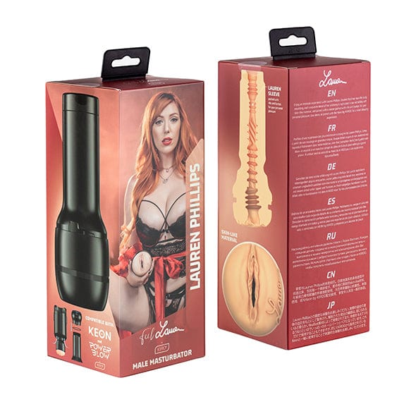 Kiiroo - Stars Collection Strokers Feel Lauren Phillips Masturbator (Beige) KR1046 CherryAffairs