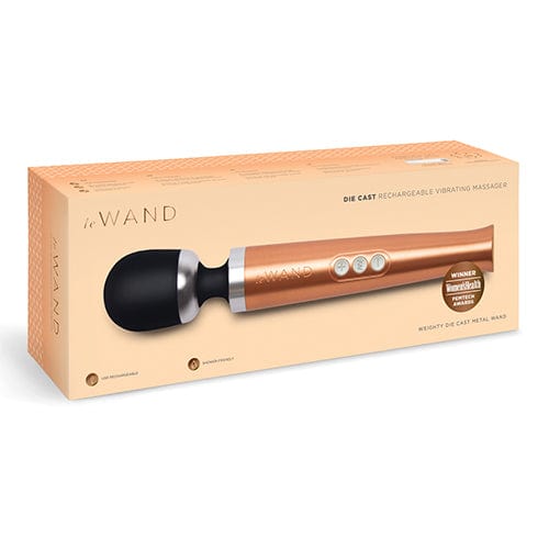 Le Wand - Die Cast Rechargeable Wand Massager (Rose Gold) LW1007 CherryAffairs