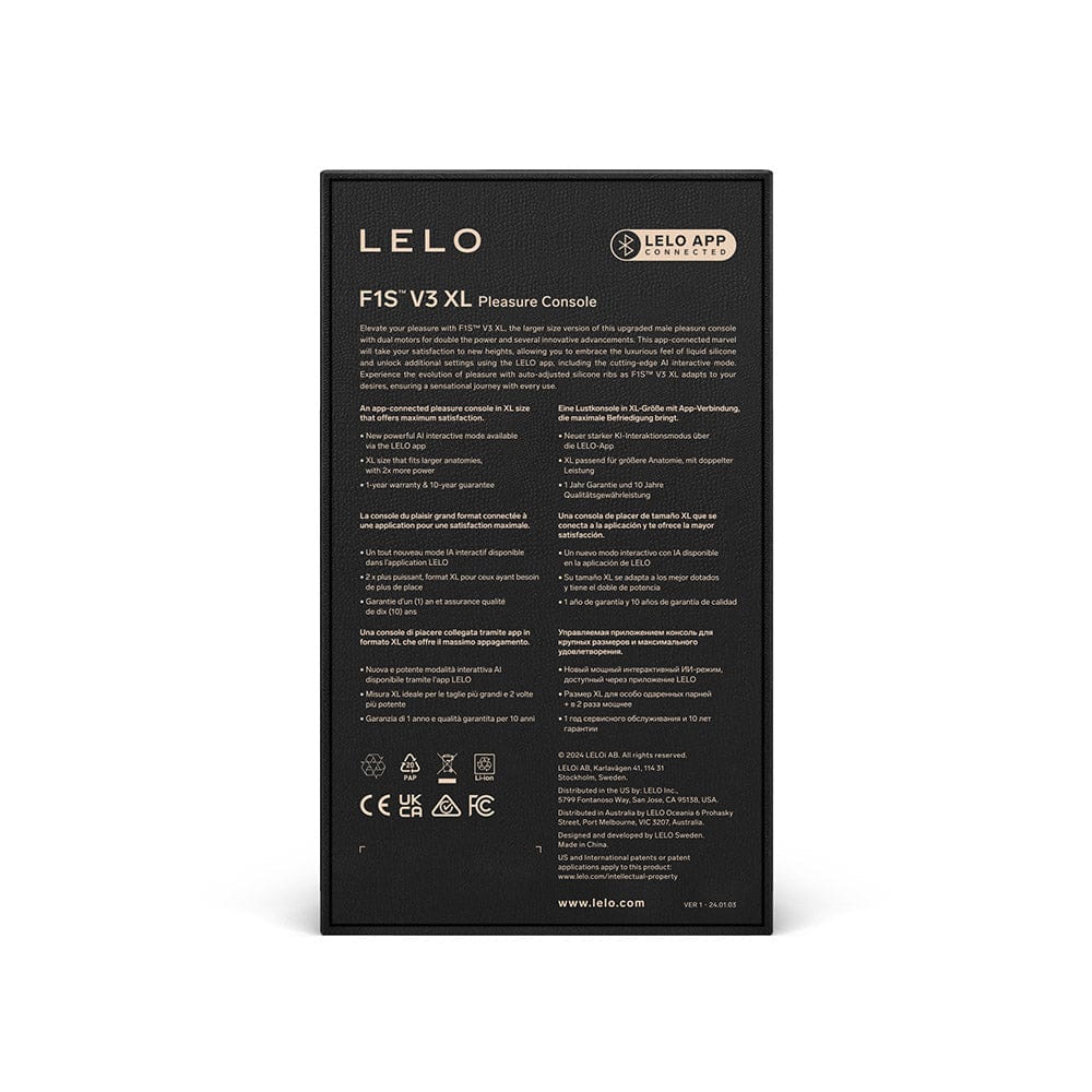 LELO - F1S V3 XL App-Controlled Masturbator CherryAffairs