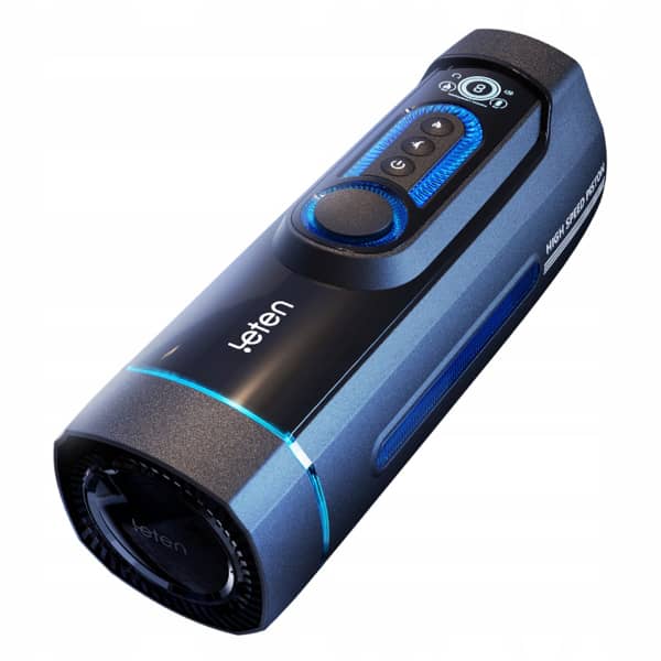 Leten - High Speed Pistons X9 Fourth Generation Automatic Heating Masturbator (Blue) LET1026 CherryAffairs