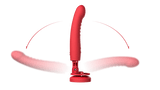 Lovense - Mission 2 App-Controlled Vibrating Suction Cup Dildo (Red) LOS1059 CherryAffairs