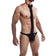 Male Basics - Tuxedo Lace Jockstrap Underwear MAL1002 CherryAffairs