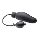 Master Series - Dick Spand Inflatable Silicone Dildo Butt Plug (Black) XR1097 CherryAffairs