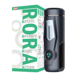 Motlab - RORA Rotate Operate Revel Action Automatic Stroker Masturbator (Black)    Masturbator Soft Stroker (Vibration) Rechargeable