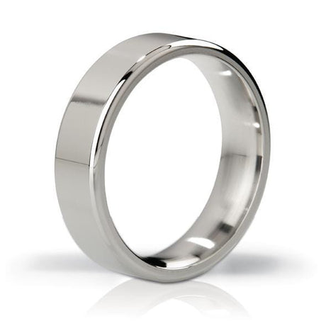 Mystim - His Ringness The Duke Polished Stainless Steel Cock Ring - CherryAffairs.sg