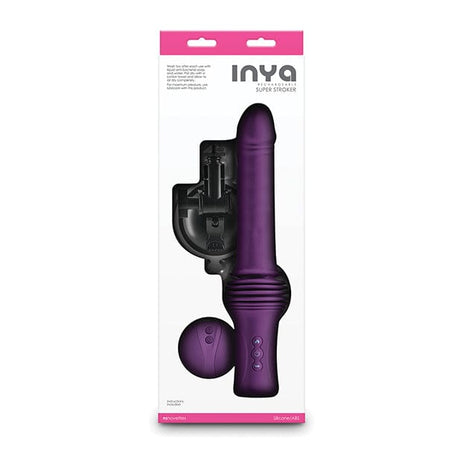NS Novelties - INYA Super Stroker Remote Control Thrusting Heating Dildo (Purple) NS1159 CherryAffairs