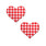 Pastease - Premium Gingham Heart Pasties Nipple Covers PAS1036 CherryAffairs