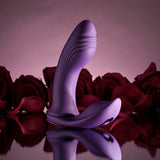 Playboy - Mix and Match Vibrating Dildo with Cock Ring (Purple) PLB1024 CherryAffairs