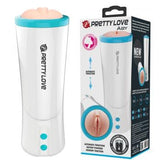 Pretty Love - Aby Automatic Thrusting Masturbator (White) PL1122 CherryAffairs