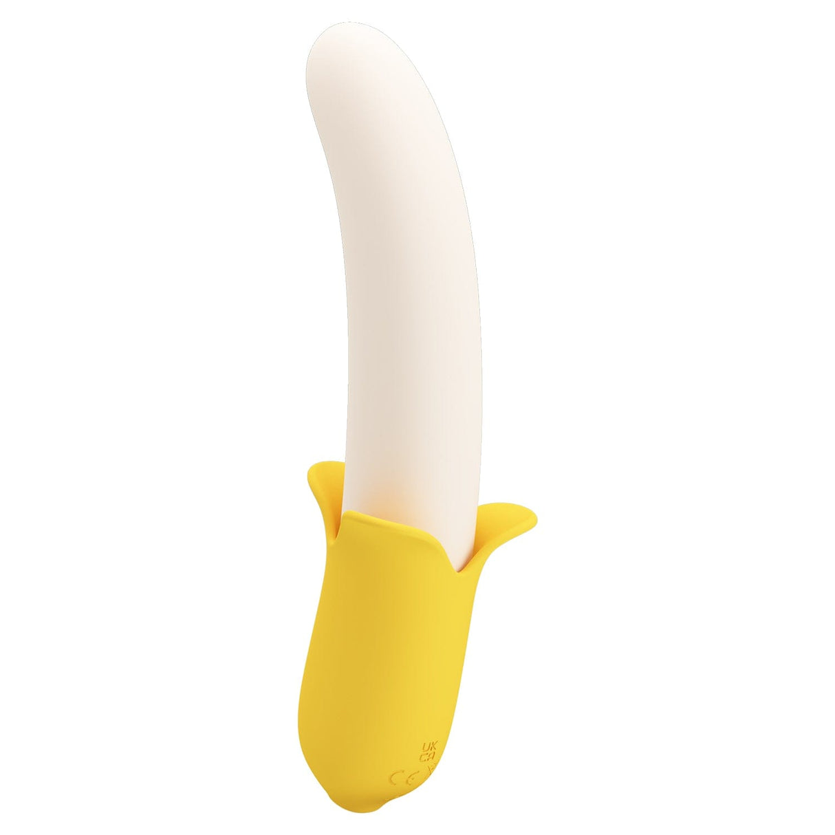 Pretty Love - Banana Geek Vibrating Thrusting Dildo Vibrator (Yellow) PL1148 CherryAffairs