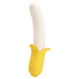 Pretty Love - Banana Geek Vibrating Thrusting Dildo Vibrator (Yellow) PL1148 CherryAffairs