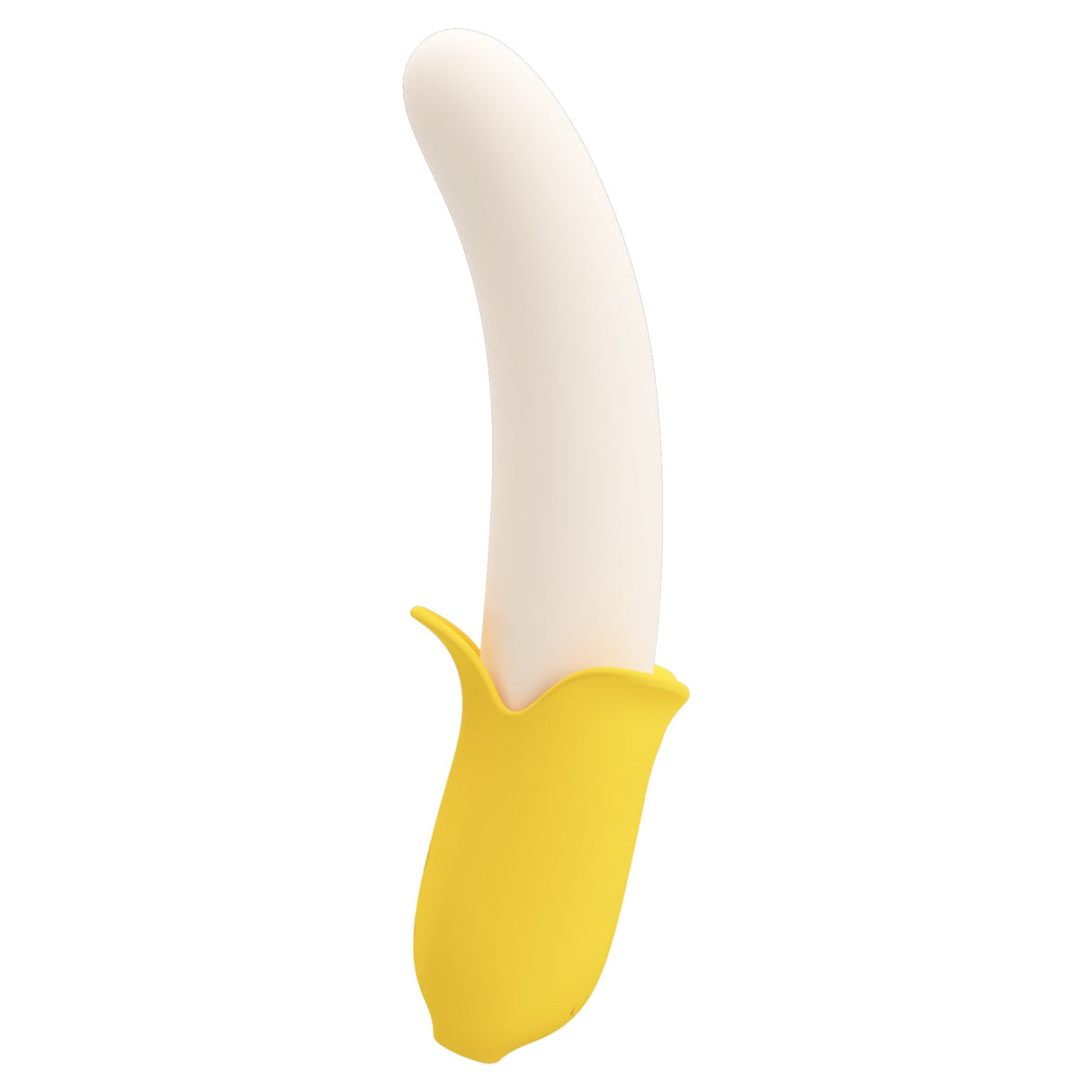 Pretty Love - Banana Geek Vibrating Thrusting Dildo Vibrator (Yellow) PL1148 CherryAffairs