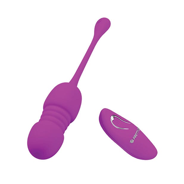 Pretty Love - Callieri Remote Thrusting and Vibrating Egg (Pink) PL1118 CherryAffairs