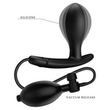 Pretty Love - Drake Inflatable Muscle Contracting Exercise Butt Plug (Black) PL1121 CherryAffairs