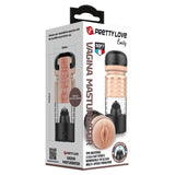 Pretty Love - Emily Vibrating Licking Masturbator (Beige) PL1145 CherryAffairs